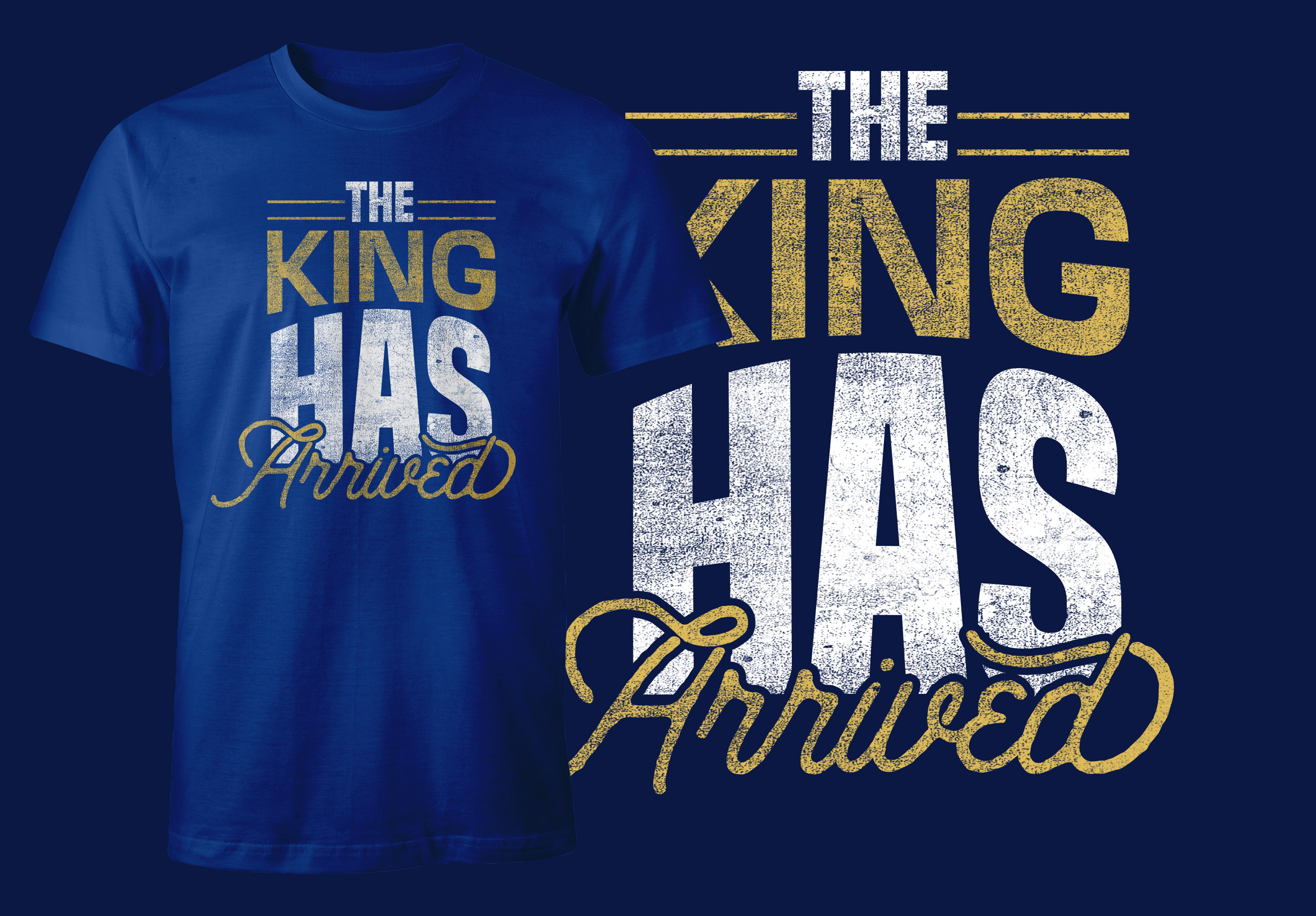 Example of Typography T Shirt Design 