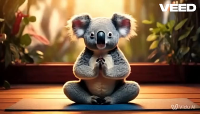 AI Koala finds inner peace… and it’s adorable aianimals aiart aicontent animalyoga cuteai dall·e digitalcreativity fyp koalayoga meditationvibes mindfulmoments relaxwithai trendingnow viralvideo yogalife yogavibes