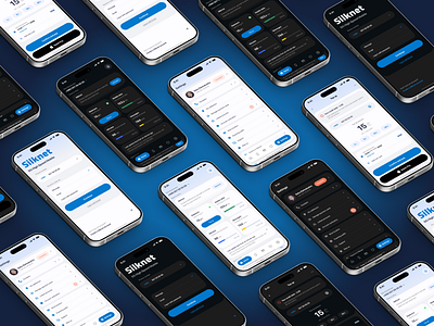 Silknet Mobile app 3d animation app bbarbakadze design graphic design mobile motion graphics product design silknet tbilisi ui ux