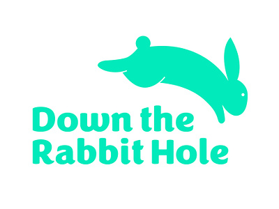 Down The Rabbit Hole Logo branding design graphic design logo