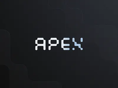 Apex wordmark branding graphic design liquid logo logo design minimalist logo startup logo steel tech logo vector wordmark