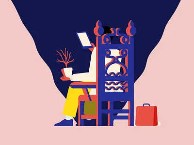 We are quirky Christians animation character church illustration looping animation monster motion graphics