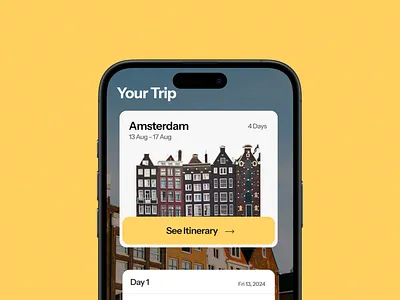 Daily UI 79 - Itinerary dailyui design figma product design ui ux