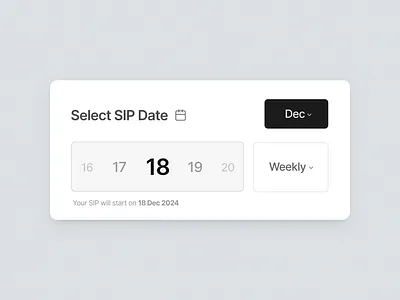 Daily UI 80 - Date Picker dailyui design figma product design ui ux