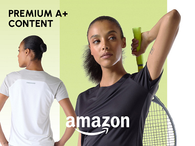 Women's T-Shirt - Amazon Premium A+ Content amazon amazon a content