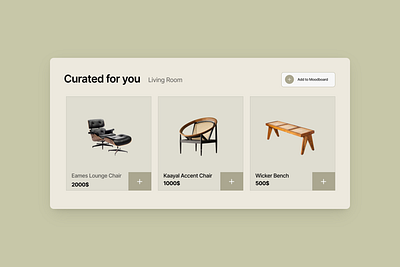 Daily UI 88 - Curated for You dailyui design figma product design ui ux