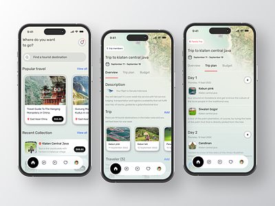 Travel service - Mobile app adventure app design booking flight mobile tour tourism tourist travel travel agency travel app travel blog travel blogger travel designs traveling trip trip planner ui ux vacation