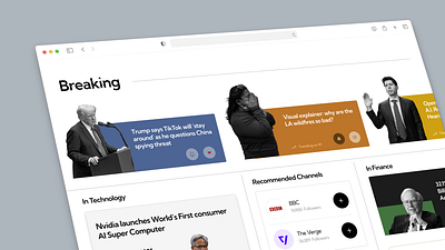 Daily UI 93 - News dailyui design figma product design ui ux