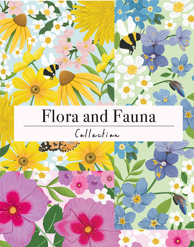 Flora And Fauna Collection adobe fresco botanical digital illustration floral flowers illustration photoshop