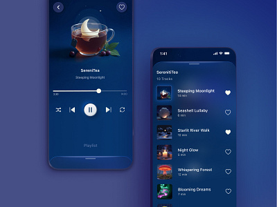 Napp Visual Concept 3d animation app illustration mobile motion graphics sleep sound ui