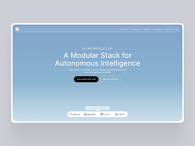 Crypto AI Landing Page ai ai crypto artificial intelligence bitcoin blockchain crypto crypto ai crypto landing page cryptocurrency interface landing page saas ui ux web web app web design web3 llm