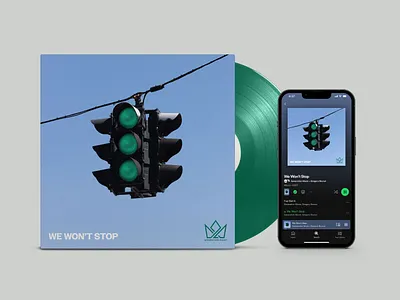 We Won't Stop—Album Cover for Generation Music album art branding christian music church worship cover art faith based generation music graphic design green light marketing music industry spotify worship art