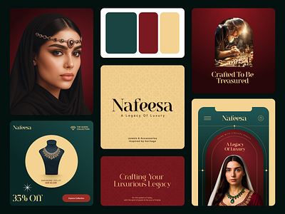 Nafeesa – Luxury Arabian Jewelry Branding arabian branding jewelry luxury
