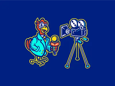 Beach Flag Cup '25 merch beach flag football cartoon character design commentator crew t shirt event branding flag football football mascot mascot design merchandise parrot sports branding sports design vector vector illustration