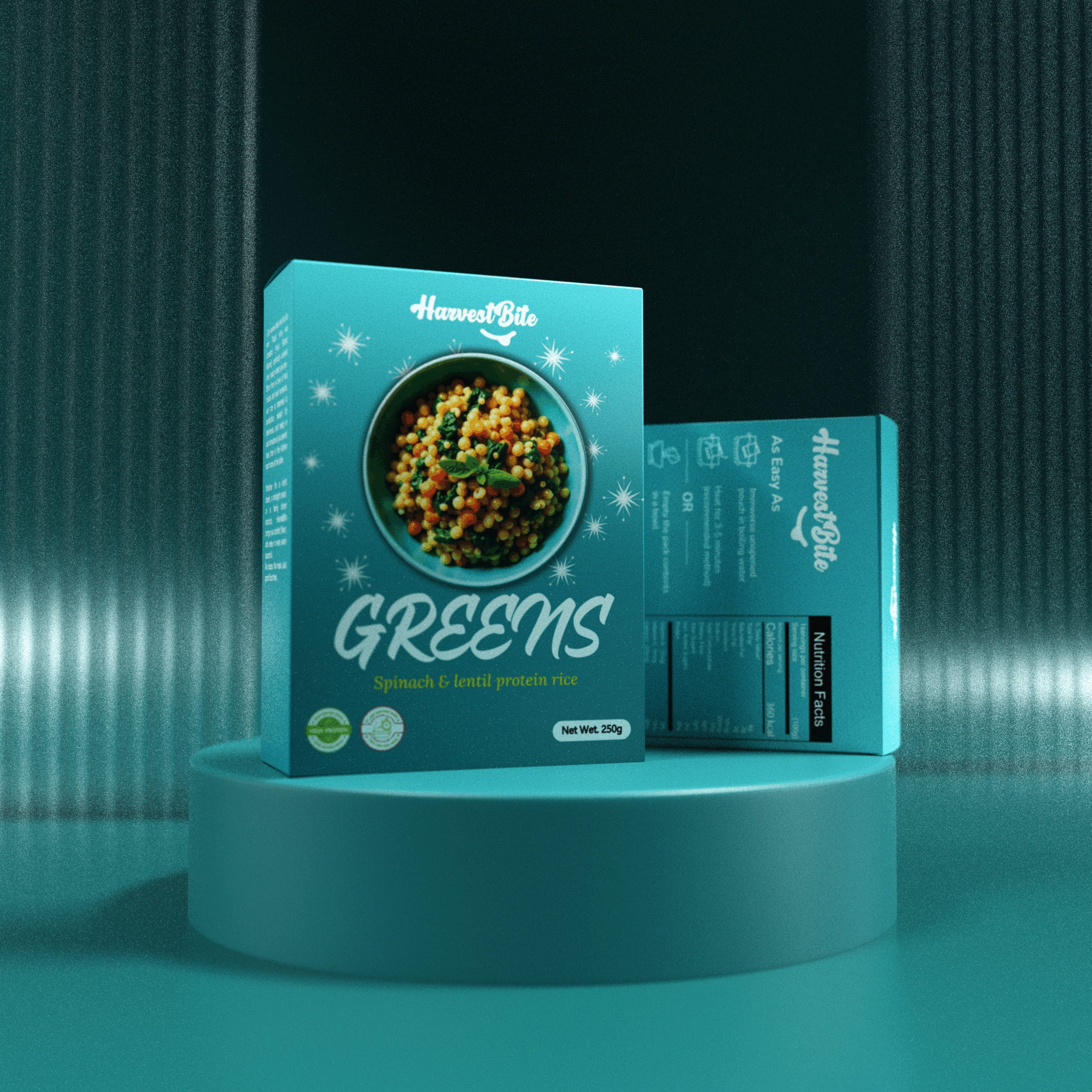 Minimalist Label and Packaging Design for HARVEST BITE graphic design label design packaging design packagingmockup