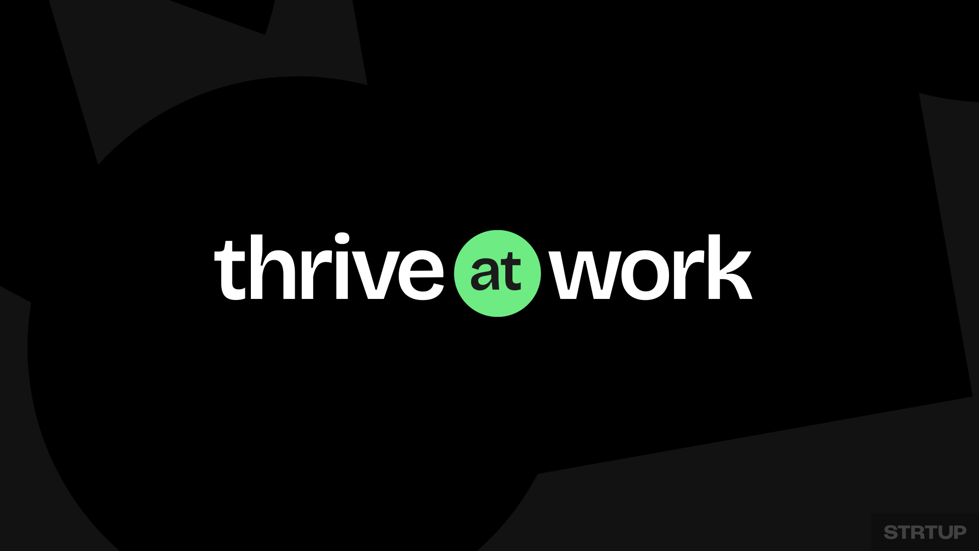 Example of Thrive at Work brand and website