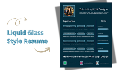 Resume Design Neon, Skew, Liquid Glass, Clay & Neomorphism clay neomorphism claymorphism creative cv cv futuristic cv glassmorphism glow effect liquid glass modern resume multiple styles neomorphism neon design portfolio design professional cv professional resume resume design resume ui skew design skewmorphism ui design