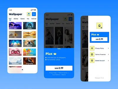 Wallpaper · 2024 App Store · Independent & Original UI app design illustration logo mobile pm ui ux