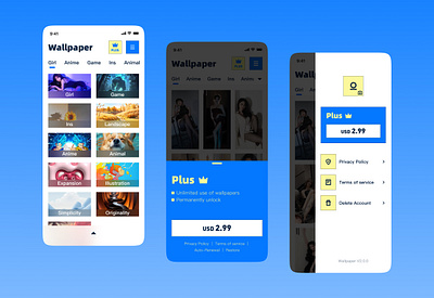 Wallpaper · 2024 App Store · Independent & Original UI app design illustration logo mobile pm ui ux