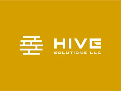 Hive Solutions LLC. branding graphic design logo