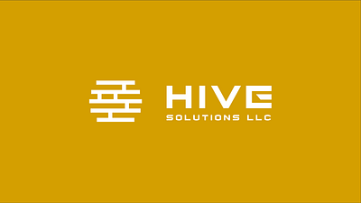 Hive Solutions LLC. branding graphic design logo