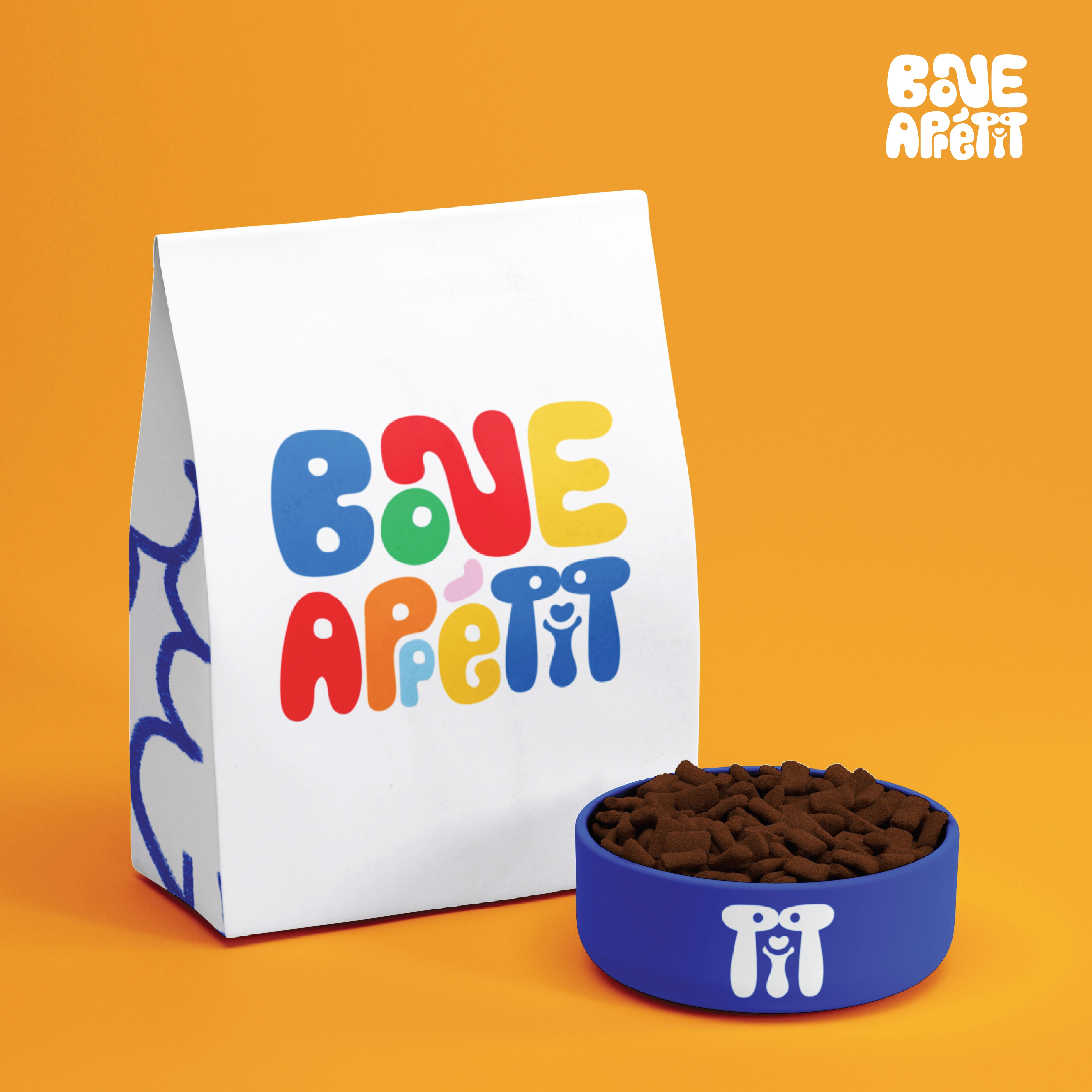 BONE APPÉTIT BRAND IDENTITY branding design graphic design illustration logo logo design