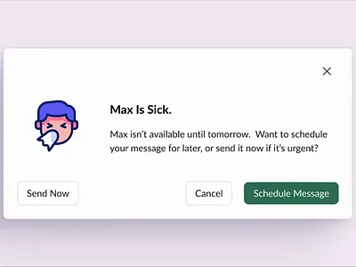 Message Scheduling animation cards design motion graphics ui webdesign