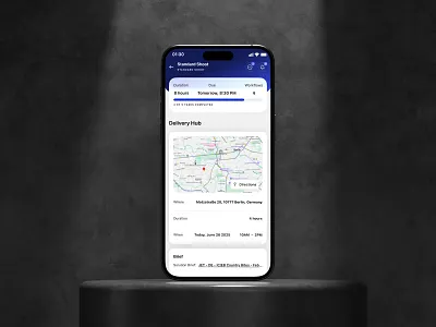 Mobile Delivery app clean design ios new ui ux visual design