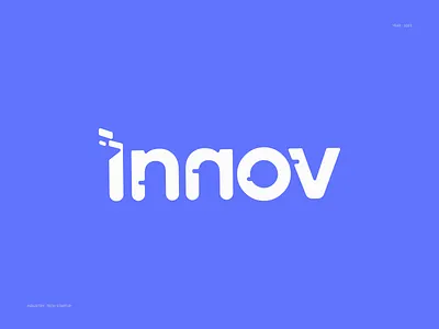 Wordmark Logo For Tech Startup Innov ai logo branding custom logo cutting edge ecommerce forward futuristic logo innovation logo logo creator logodesign modern logo saas software tech company tech logo tech startup typography logo wordmark