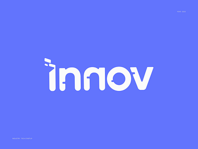 Wordmark Logo For Tech Startup Innov ai logo branding custom logo cutting edge ecommerce forward futuristic logo innovation logo logo creator logodesign modern logo saas software tech company tech logo tech startup typography logo wordmark