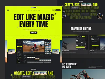 MAXS - Website Video Editing AI aigenerated aivideo capcut creativetools gassstudio landingpage marketingwebsite productdesign saas uiuxdesign userexperience videoediting webdesign webdevelopment websitedesign