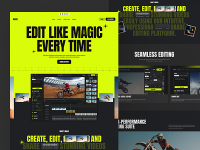 MAXS - Website Video Editing AI aigenerated aivideo capcut creativetools gassstudio landingpage marketingwebsite productdesign saas uiuxdesign userexperience videoediting webdesign webdevelopment websitedesign
