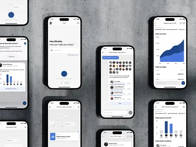 Big Data App app chart clean dashboard data design ios new ui ux visual design