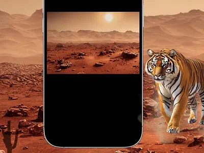 ROAR BEYOND THE SCREEN 3d graphic design