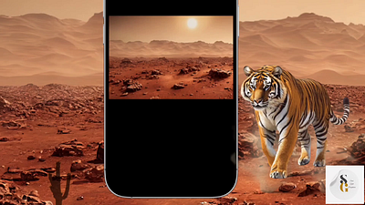 ROAR BEYOND THE SCREEN 3d graphic design