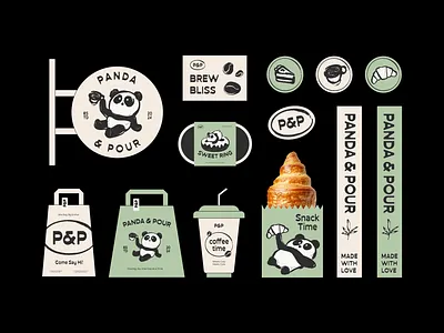 Branding & Packaging Design for Coffee Shop brand identity branding branding design cafe cafetaria coffee coffee packaging coffee shop drink graphic design illustration label design logo logotype packaging packaging design visual identity