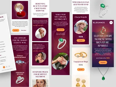 Luxury website - Web Desgin - Landing page - Mobile Responsive branding dribbble elegant web design elegant website graphic design jabel jewellery website landing page mobile responsive design premium website product design responsive design ui design ui ux design web design web ui design website designer website ui design website ui ux