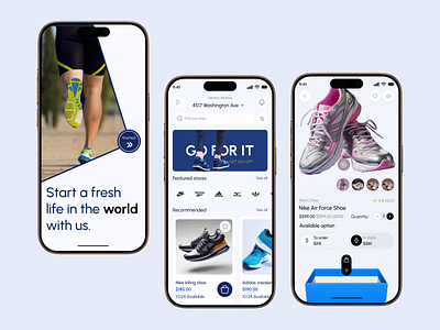 Shoes-Story Mobile App Design ai app ecommerce fashion mobile app nike nike shoes online shop online story shoe shoe app ui shoe delivery shoe search shoe story shopping cart size sneaker sport shoes store ai app storytelling app style
