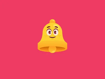 New School Year animation bell character design icon illustration motion graphics