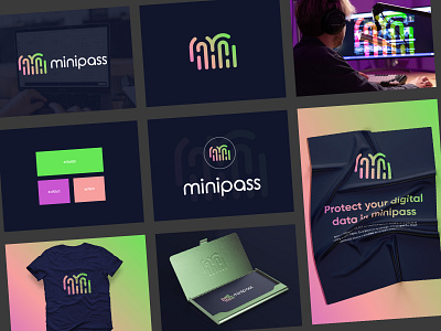 minipass m letter logo app best logo designer brand identity branding creative design letter logo m mark modern podcast protection sass ai technology top logo designer