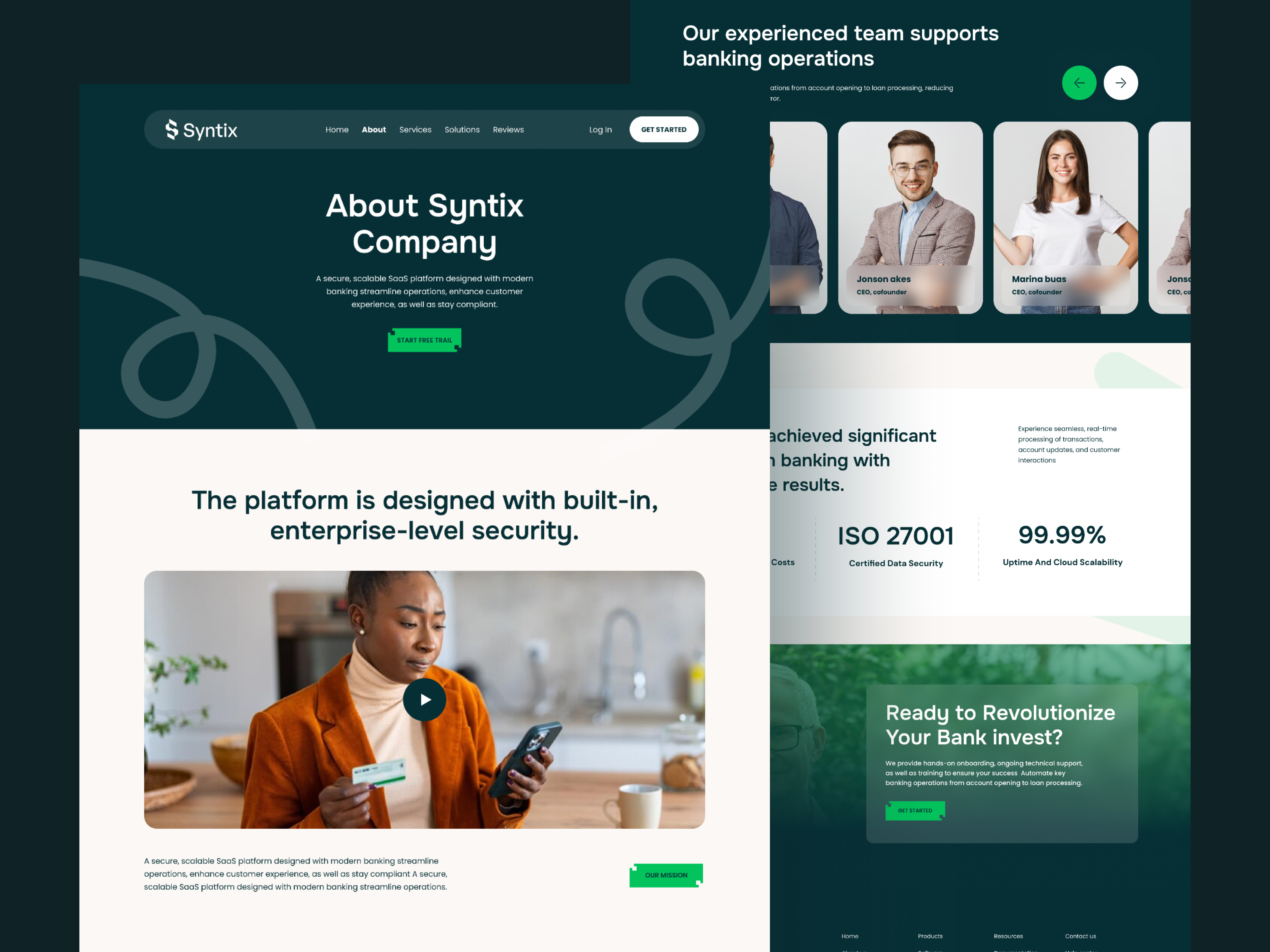 Finance landing page-About us about us page clean design finance landing page finance ui fintech app ui fintech ui homepage inance business ui landingpage money app ui ui uiux ux web design website