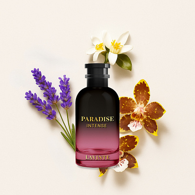 Paradise Intense Perfume - Amazon Product listing A+ content creative designer portfolio