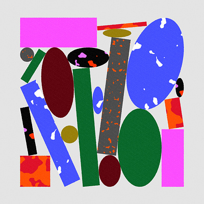 Stack abstract geometric shapes shapes stack