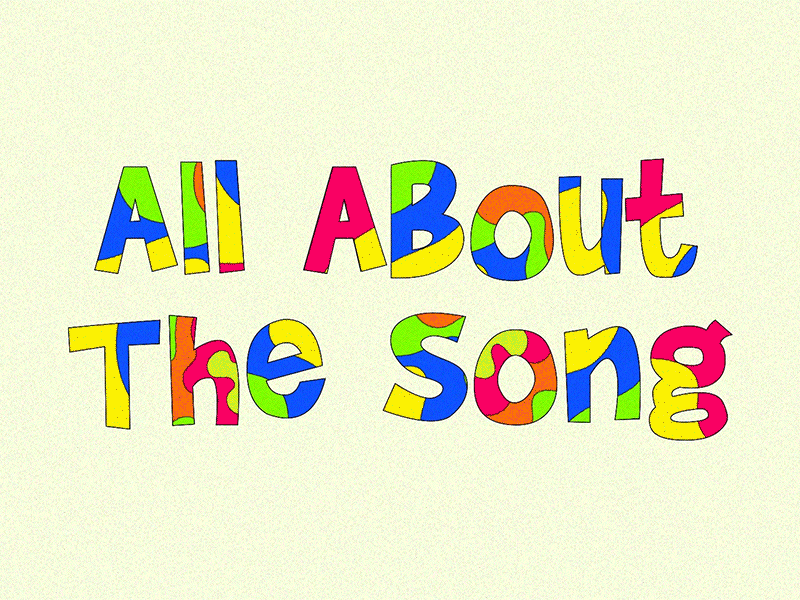 Intro - All about the song 2d after effects animation design gif graphic design illustration motion graphics