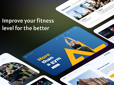 GYM | Web design branding clean design exercise exploration fitness gym gym web healty landing page landing page design modern product design spors sport ui ui design uxdesign web design website design