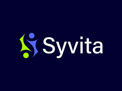 Syvita – Modern Abstract Logo Design abstract logo brand identity brand mark branding business logo community logo creative logo geometric logo health logo icon logo logo design logomark minimal design modern logo s logo s monogram symbol tech logo unused logo