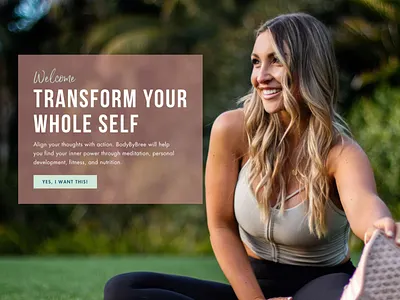 Body By Bree graphic design website