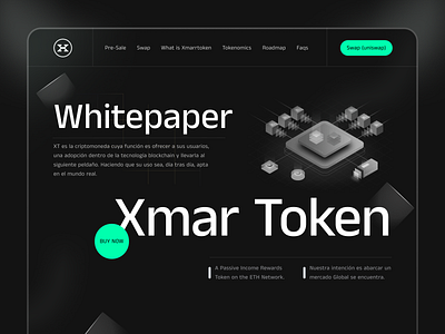 Futuristic AI-Powered Crypto Automation ai animation artificial intelligence automation crypto design digital graphic design landing page landingpage logo saas startup tech uiux ux web web design website xmar token