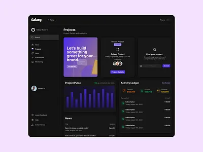 Exploring Minimal SaaS Dashboard UI dashboard concept