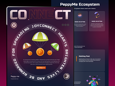 Crypto PeppyMe UI UX design blockchain design crypto crypto agency crypto design crypto flex crypto landing page crypto peppyme ui ux design crypto platform crypto ux crypto website cryptocurrency cryptocurrency landing page cryptocurrency website defi defi landing page defi website vv webdesign wed design zap bridge